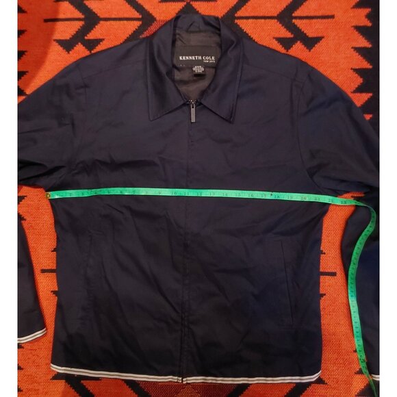 Kenneth Cole Men's Navy Mordern Everyday Waist Length Jacket. Size Medium - Picture 12 of 15